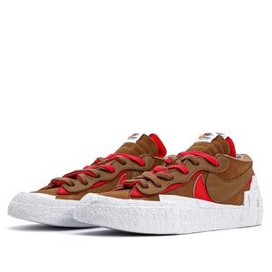 NEW! Nike Blazer Low x sacai British Tan 2021 - Size 12